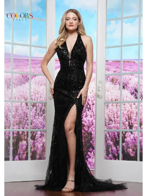 Colors 3390 Evening Long Formal Prom Dress