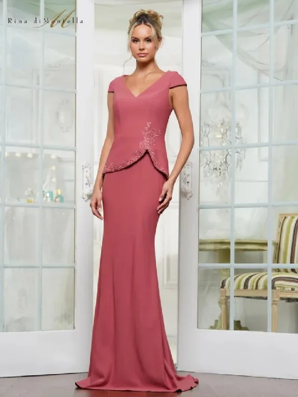 Rina di Montella RD3239 Long Fitted Formal Plus Size Dress