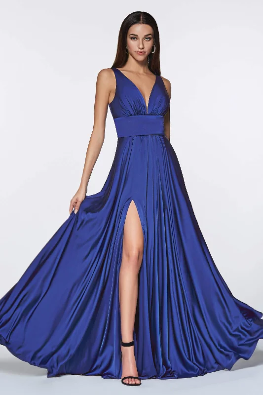 Cinderella Divine CD7469 Long Prom Dress Evening Gown Royal