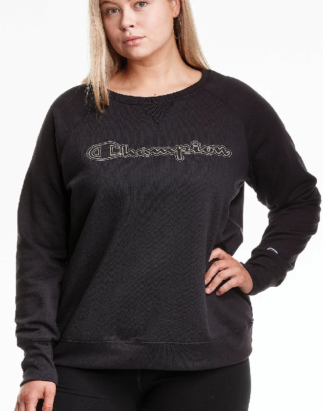 Women's Champion Boyfriend Crew Embroidered