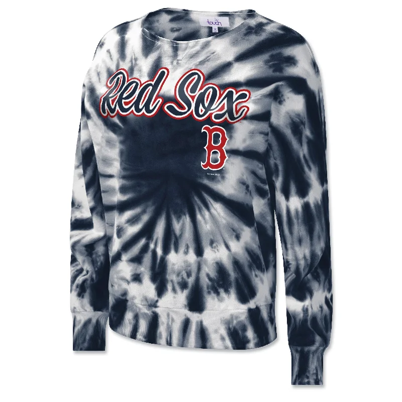 Ladies MVP Tie Dye Crew - Navy