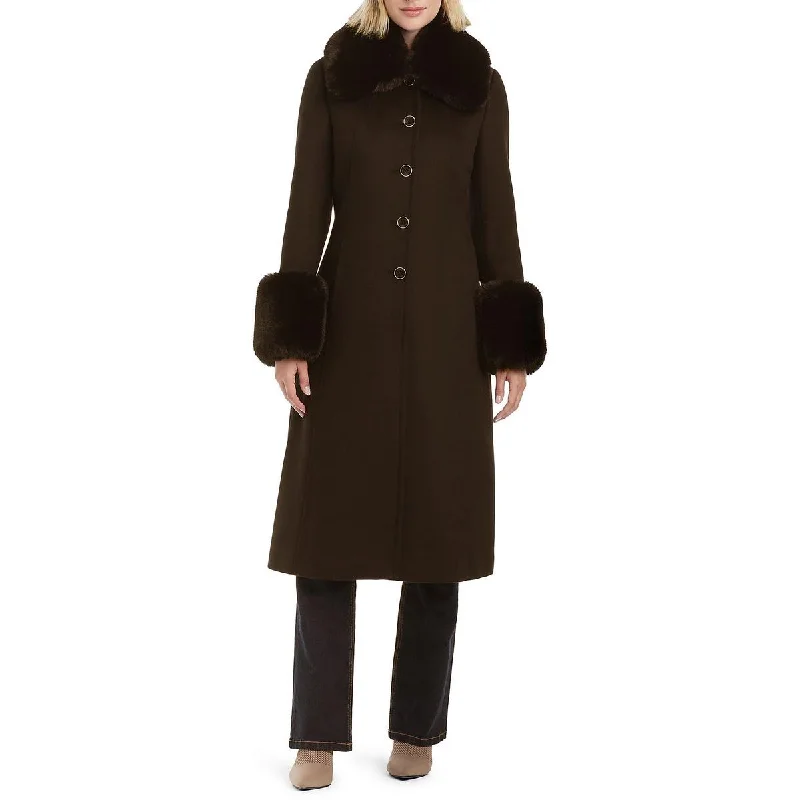 Vince Camuto Womens Wool Cozy Walker Coat