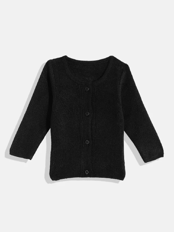 RVK Unisex Kids Scoop Neck Acrylic Cardigan