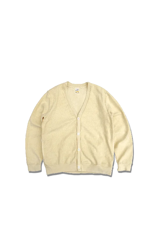 Exclusive Freshman Corduroy Cardigan - Faded Pollen