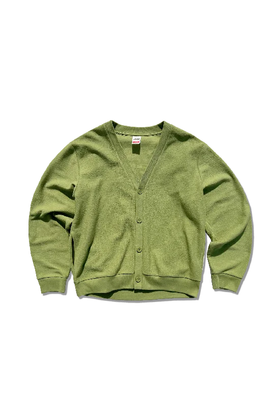 Exclusive Freshman Corduroy Cardigan - Matcha