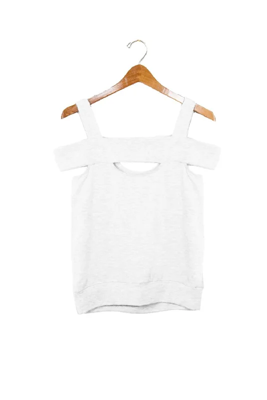 Women's Stella Cut Out Sweater In White