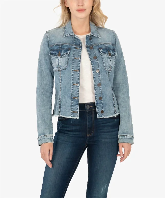 Kara Denim Jacket In Standard Wash