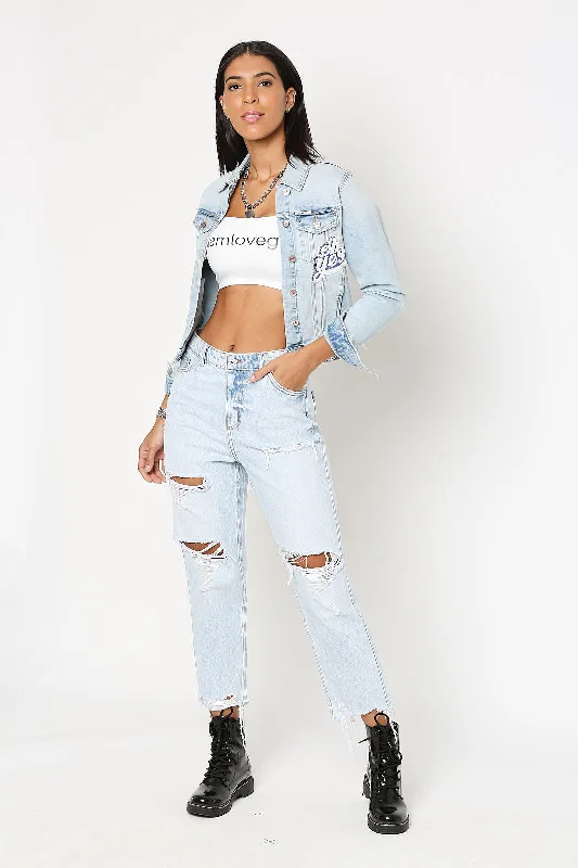 Women's Atlanta Light Blue Denim Jacket