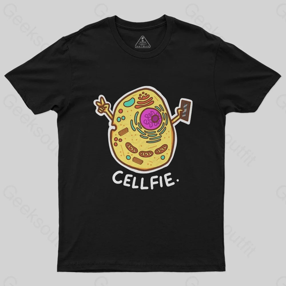 Biology pun Cell-Fie T-Shirt