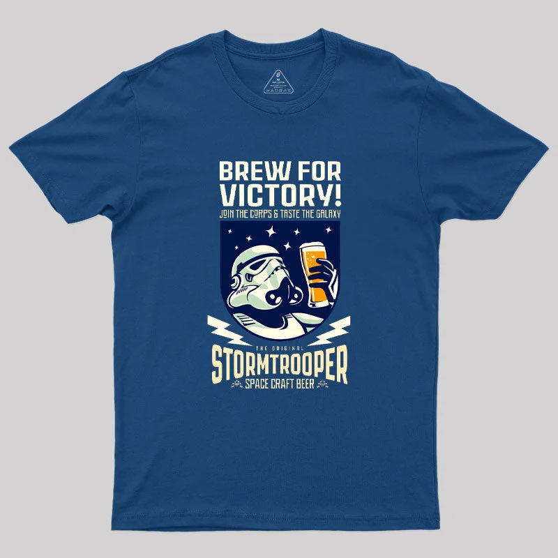 Brewed For Victory, Taste Of The Galaxy Geek T-Shirt