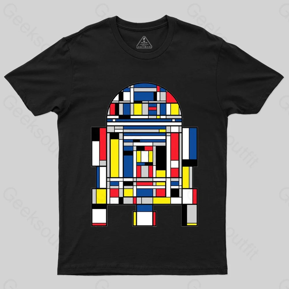 R2D2 Mondrian T-shirt