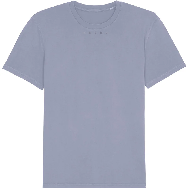 UNISEX ORGANIC COTTON T-SHIRT IN GREY BLUE