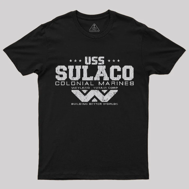 USS SULACO - Weyland Corp T-Shirt