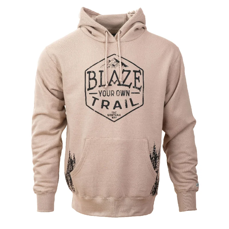 Blaze Pullover Hoodie in Khaki