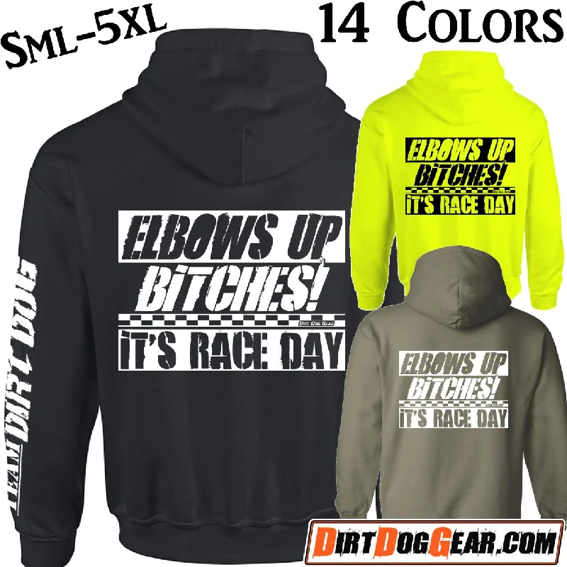 Bones Hoodie 11: "Elbows Up Bitches"