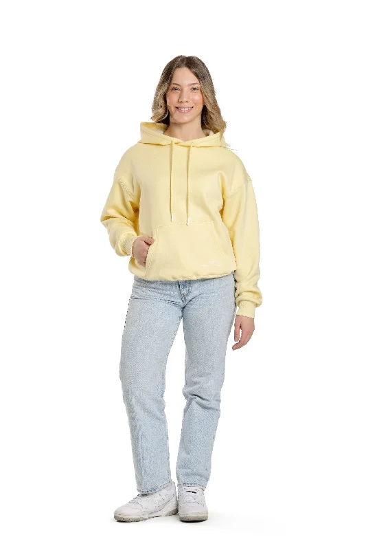 Chlo Relaxed Fit Hoodie in banana yellow