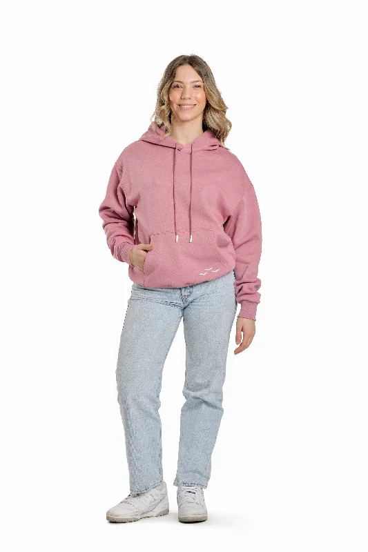 Chlo Relaxed Fit Hoodie in orchid pink