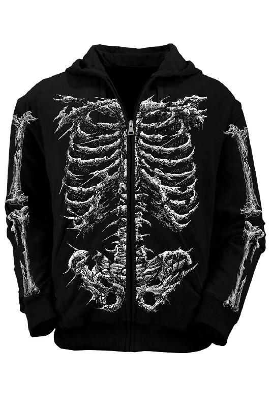 Dead Inside Skeleton Hoodie