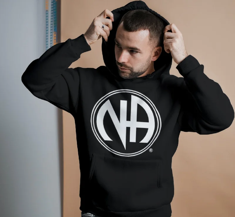 Hoodie - Large NA Symbol - Black