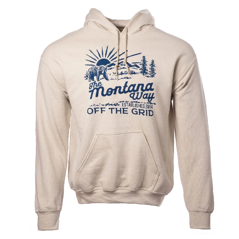 Off The Grid Hoodie in Sand