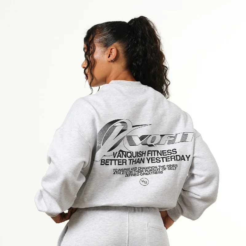 Vanquish Racer Ice Grey Oversized Sweatshirt